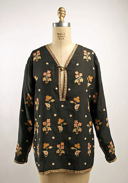 Blouse, Babani (French, active ca. 1894–1940), silk, French 