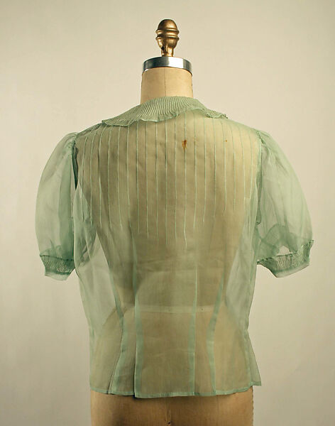 Blouse, silk, French