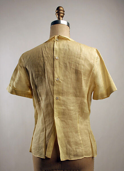 Blouse, linen, French