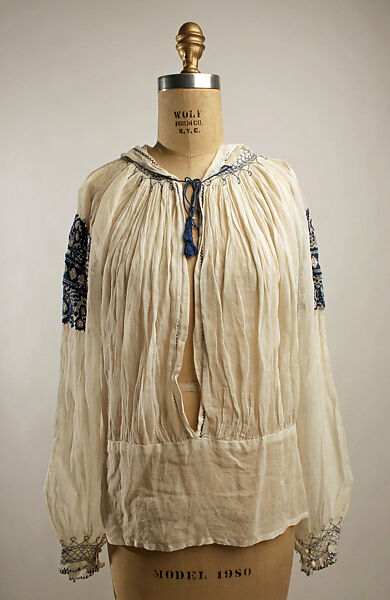 Blouse, cotton, American 