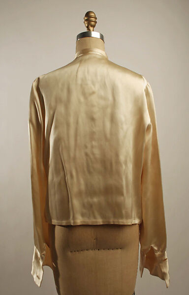Blouse, silk, probably French