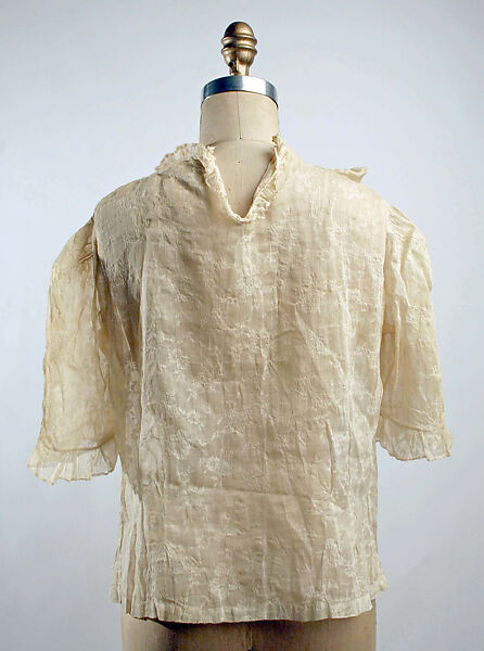 Blouse, linen, American or European