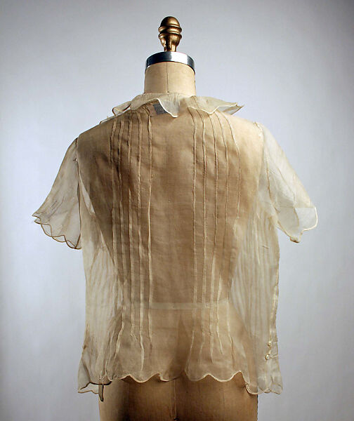 Blouse, Franklin Simon &amp; Co. (American, founded 1902), cotton, French