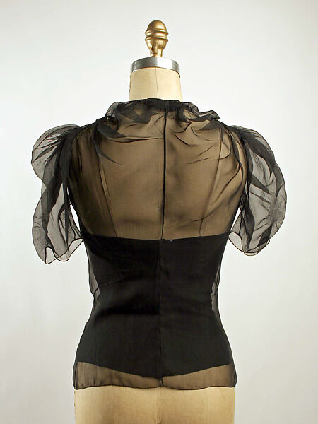 Cocktail blouse, Saks Fifth Avenue (American, founded 1924), silk, American