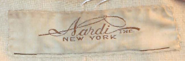 Riding vest, Nardi, Inc., wool, American