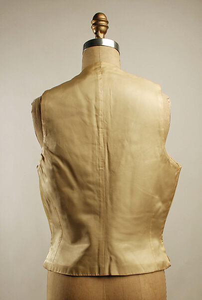 Waistcoat, wool, American