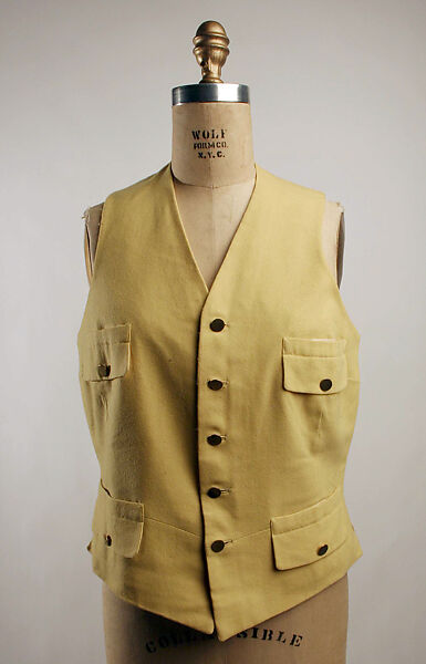 Waistcoat, wool, American 