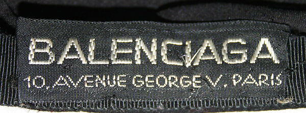 Turban, House of Balenciaga (French, founded 1937), wool, silk, cotton, metal, French