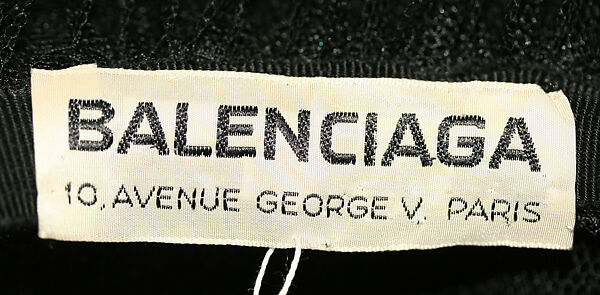 Hat, House of Balenciaga (French, founded 1937), cotton, French