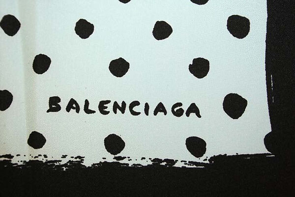 Scarf, House of Balenciaga (French, founded 1937), silk, French
