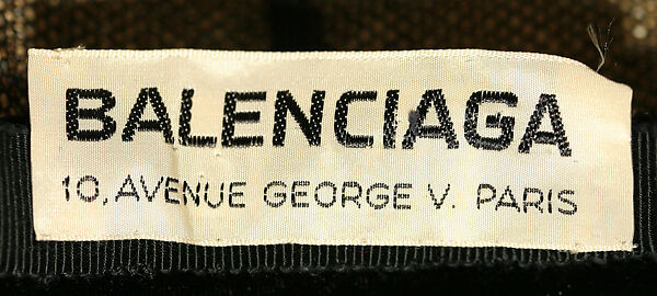 Pillbox hat, House of Balenciaga (French, founded 1937), silk, French