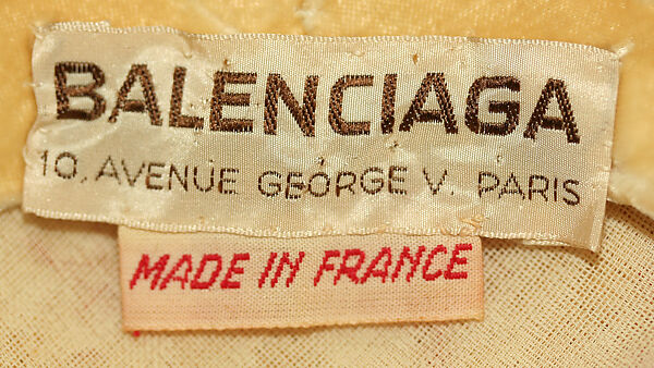 Evening cap, House of Balenciaga (French, founded 1937), silk, glass, French