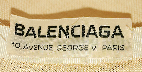 Picture hat, House of Balenciaga (French, founded 1937), straw, cotton, French
