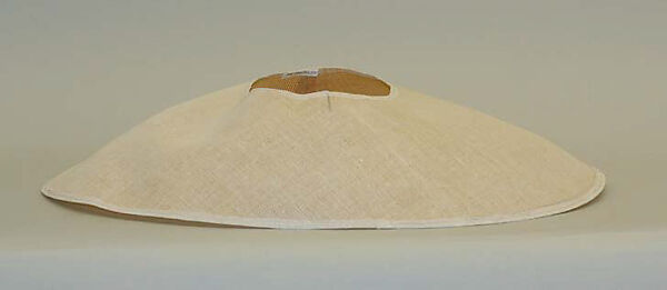 Picture hat, House of Balenciaga (French, founded 1937), cotton, French