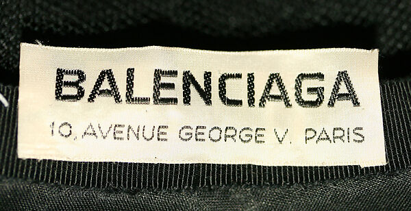 Picture hat, House of Balenciaga (French, founded 1937), cotton, French
