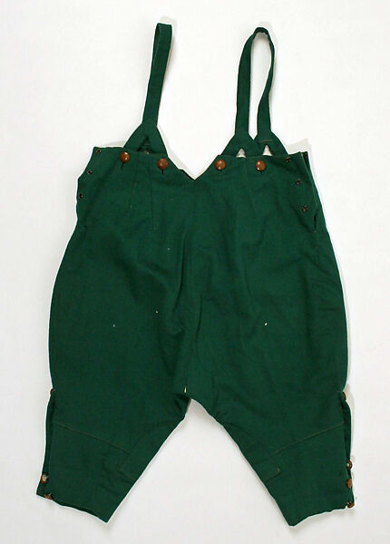 Riding ensemble, wool, leather, cotton, French