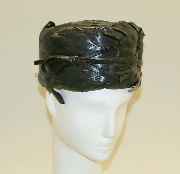 Toque, House of Balenciaga (French, founded 1937), feathers, French 