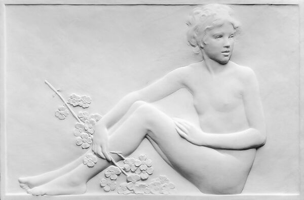 Girls Singing, Frances Grimes (American, Braceville, Ohio 1869–1963 New York), Marble, American 