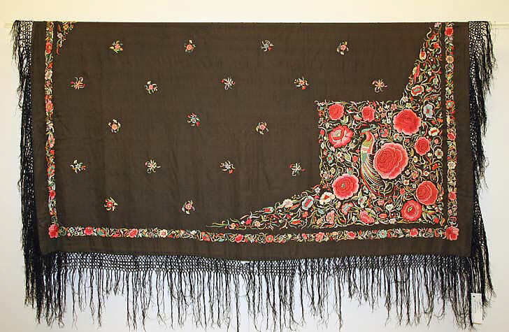 Shawl, silk, Philippine 