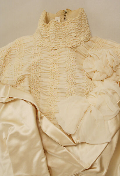 Wedding dress, Arnold Constable &amp; Company (American), silk, American