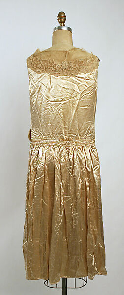 Wedding ensemble, silk, cotton, glass, wax, American