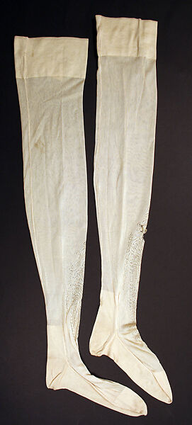 Wedding ensemble, silk, cotton, glass, wax, American