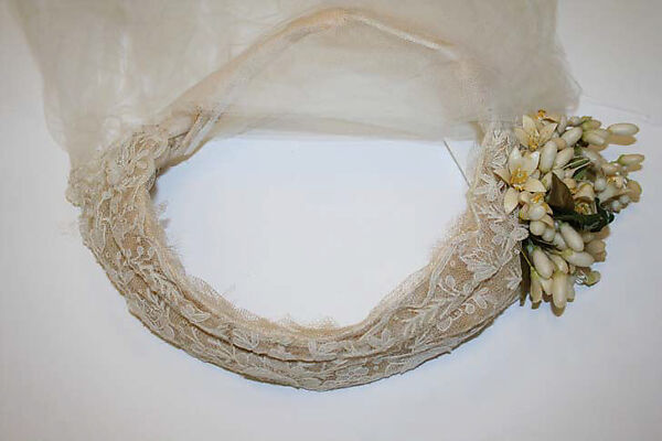 Wedding ensemble, (a) Jacques Doucet (French, Paris 1853–1929 Paris), cotton, silk, wax, French