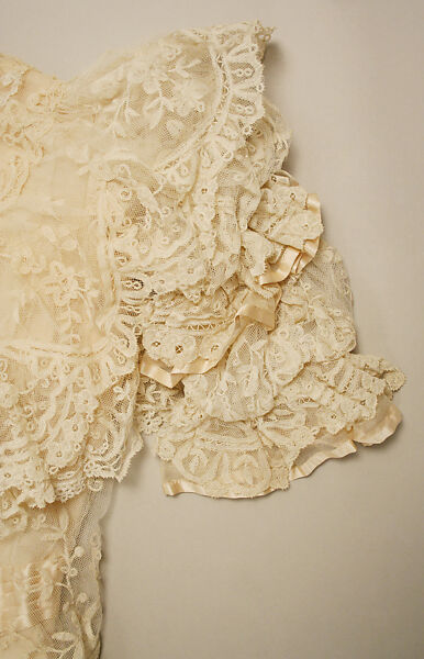 Wedding ensemble, (a) Jacques Doucet (French, Paris 1853–1929 Paris), cotton, silk, wax, French