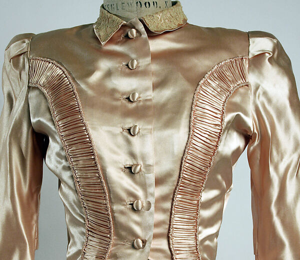 Wedding ensemble, (a) Joseph Whitehead (American), silk, cotton, glass, metal, plastic, American