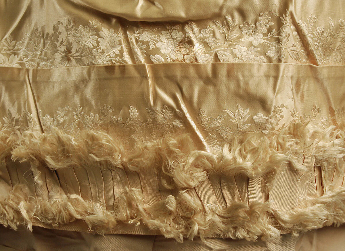 Wedding dress, SIlk, American