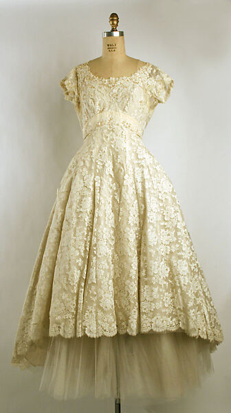 Dress, Jay-Thorpe, Inc., nylon, cotton, plastic, American 