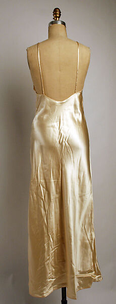 Wedding ensemble, Best &amp; Co. (American, 1879–1969), silk, cotton, wax, American