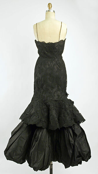 Ball gown, House of Balenciaga (French, founded 1937), silk, cotton, French
