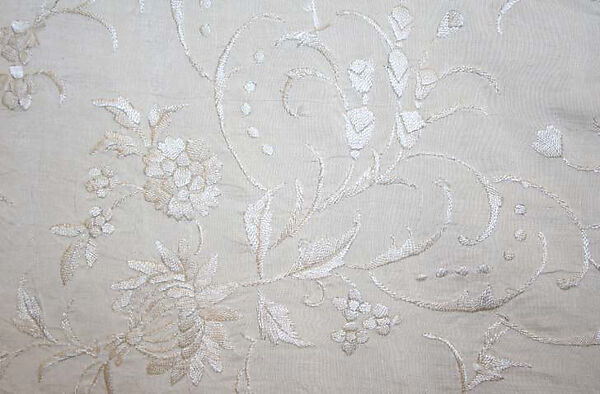Shawl, silk, Chinese