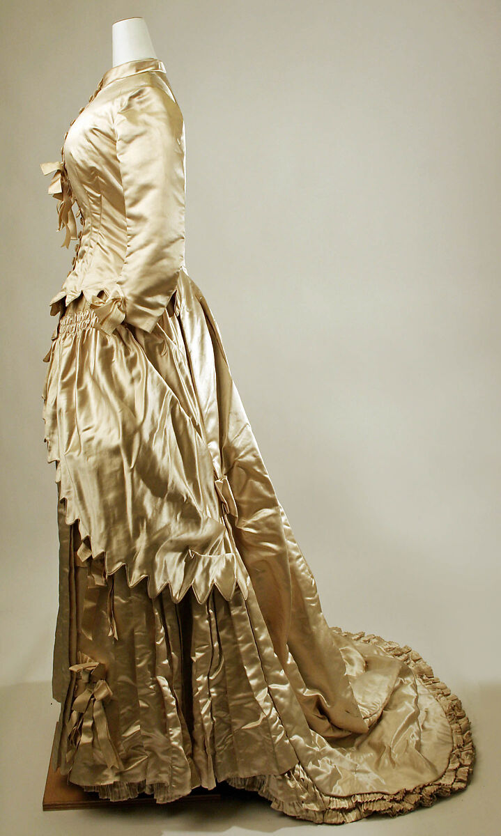 Wedding dress, [no medium available], American or European