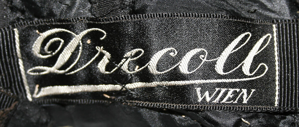 Evening dress, Christoph Drecoll (German, 1851–1939), silk, cotton, Austrian