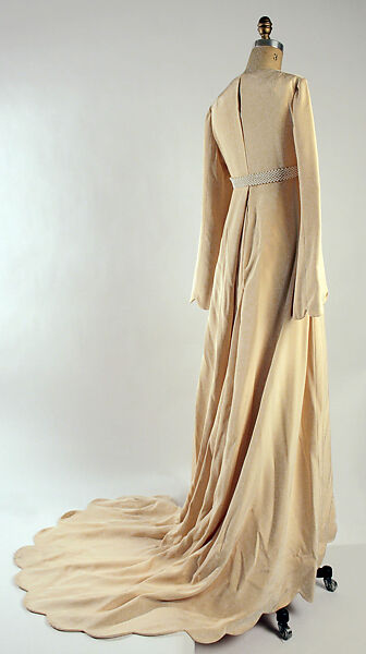 Wedding ensemble, (a, b) Bill Blass Ltd. (American, founded 1970), silk, synthetic fiber, American