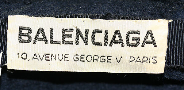 Hat, House of Balenciaga (French, founded 1937), wool, leather, French