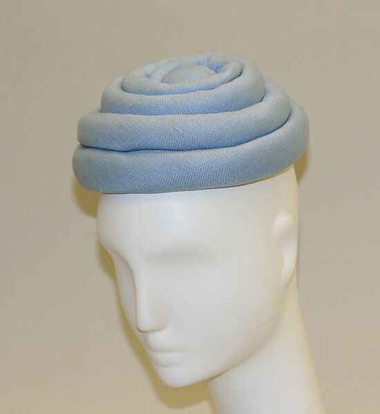 Hat, House of Balenciaga (French, founded 1937), linen, French 