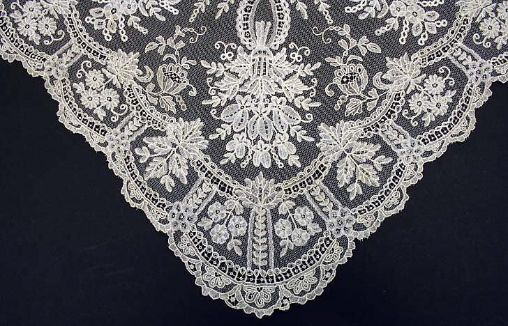 Handkerchief, cotton, linen, American