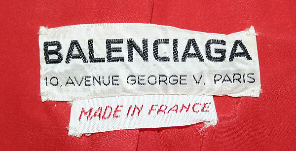 Ensemble, House of Balenciaga (French, founded 1937), wool, French