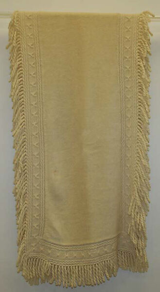 Shawl, House of Balmain (French, founded 1945), wool, French 