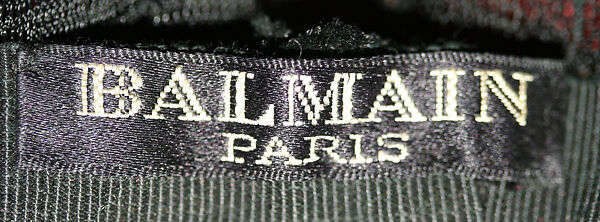 Hat, House of Balmain (French, founded 1945), cotton (probably), French