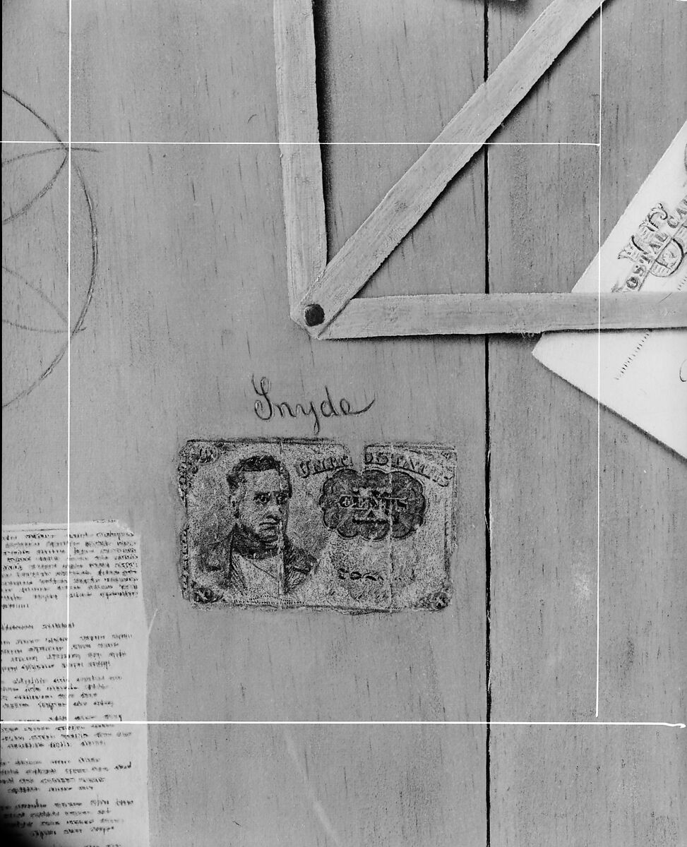 The Artist's Letter Rack, William Michael Harnett (1848–1892), Oil on canvas, American