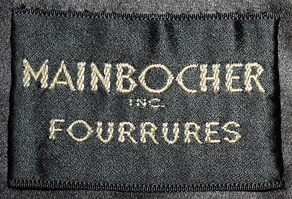 Jacket, Mainbocher (French and American, founded 1930), fur, American
