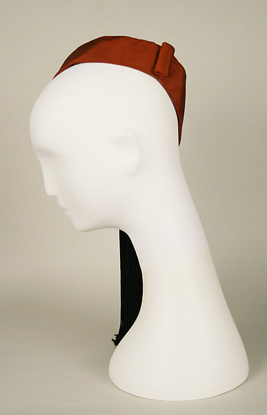 Cap, Charles James (American, born Great Britain, 1906–1978), silk, American
