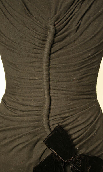 Afternoon dress, Jacques Fath (French, 1912–1954), wool, silk, French