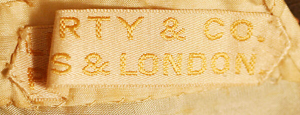 Dress, Liberty &amp; Co. (British, founded London, 1875), silk, British