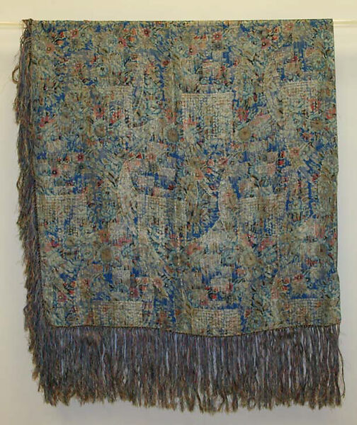 Shawl, Liberty &amp; Co. (British, founded London, 1875), silk, metal, British 