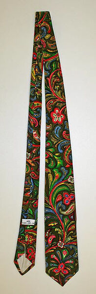 Necktie, Liberty &amp; Co. (British, founded London, 1875), silk, British 